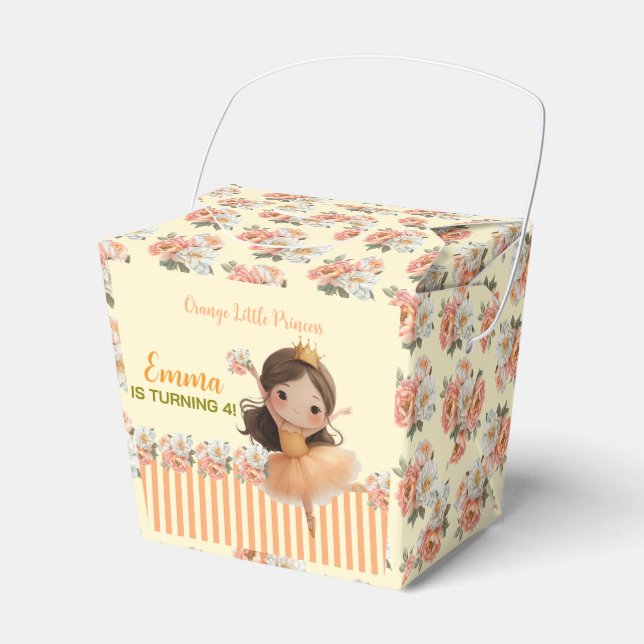 Ballotins Ballotin du bal de la petite princesse orange (Verso)