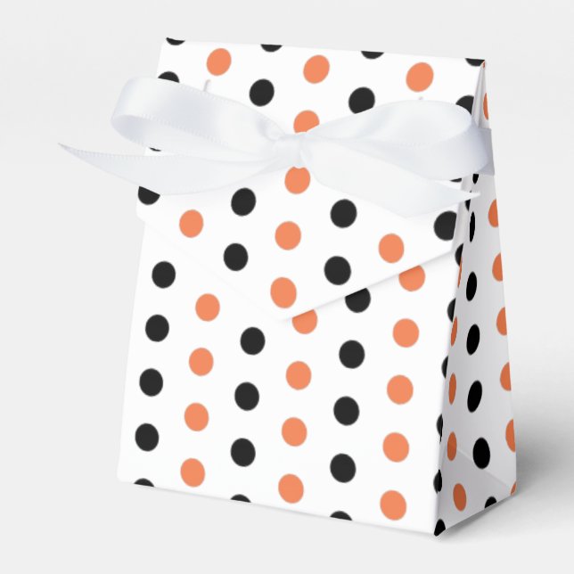Ballotins Ballotin du Motif de points de polka d'Halloween (Verso)