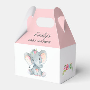 Ballotins Ballotin éléphant (Baby shower fille / anniversair