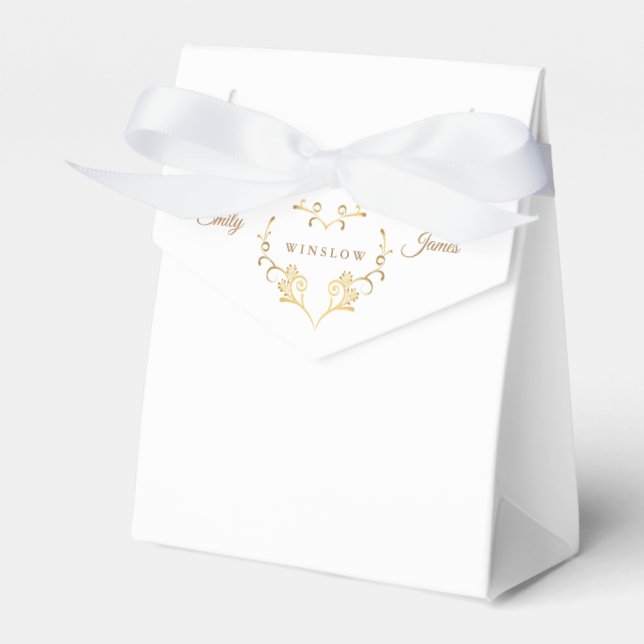 Ballotins Ballotin-Fancy Gold Heart Ballotin (Verso)