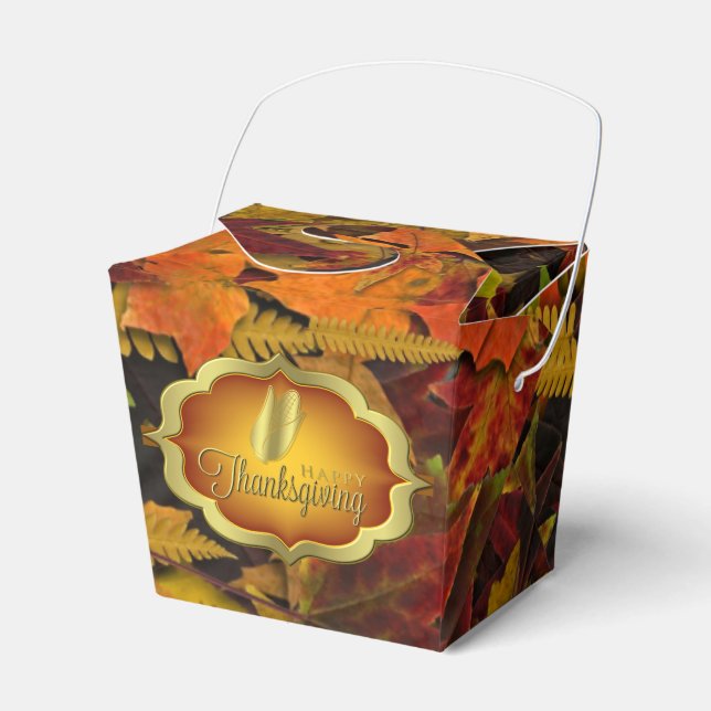 Ballotins Ballotin - Feuilles d'automne Bon thanksgiving (Verso)