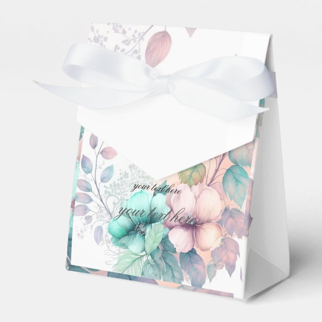 Ballotins ballotin fleuri romantique (Verso)