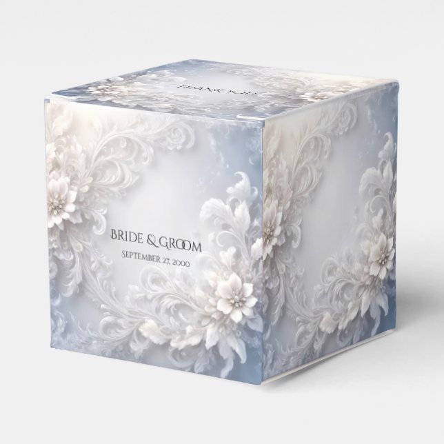 Ballotins Ballotin floral blanc (Verso)