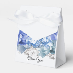 Ballotins Ballotin floral mixte bleu monochrome