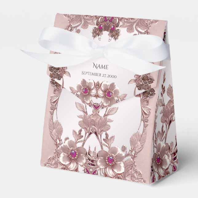 Ballotins Ballotin floral rose (Verso)