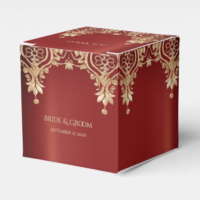 Ballotins Ballotin Floral rouge or moderne (Verso)