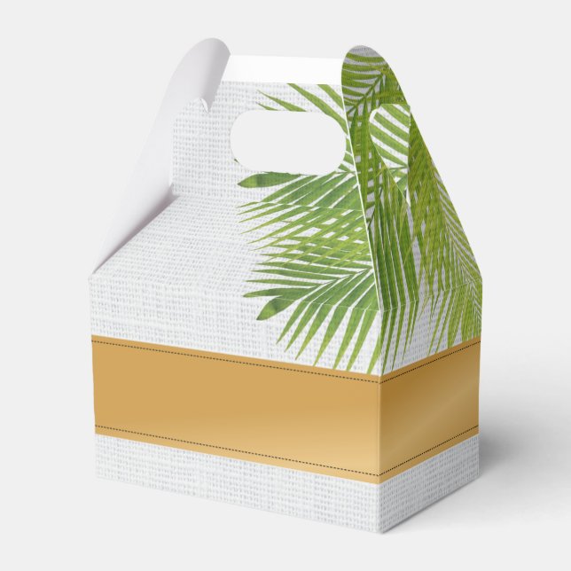 Ballotins Ballotin Gable à feuille de palme tropicale (Verso)
