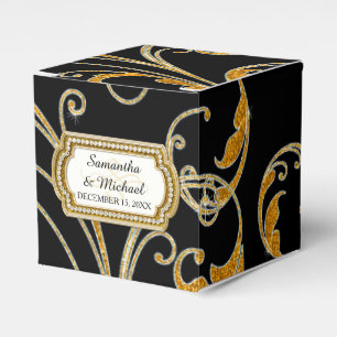 Ballotins Ballotin Glam Old Hollywood Regency Cravate noire