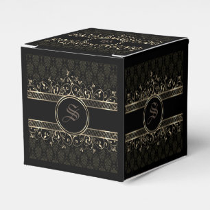 Ballotins Ballotin gothique orné noir et or