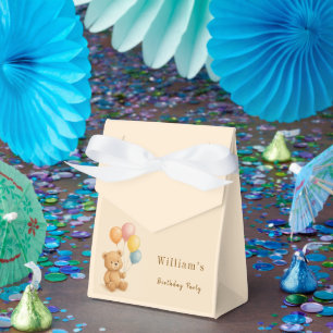 Ballotins Ballotin Ours en peluche avec Balloons Pastel