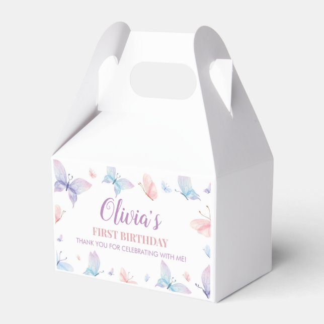 Ballotins Ballotin papillon Baby shower d'anniversaire (Verso)