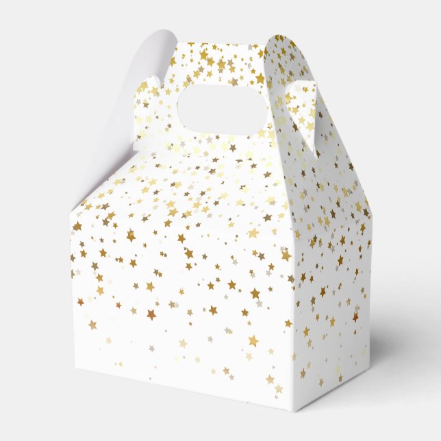 Ballotins Ballotin Party Favoriser Box-Gold Stars (Verso)