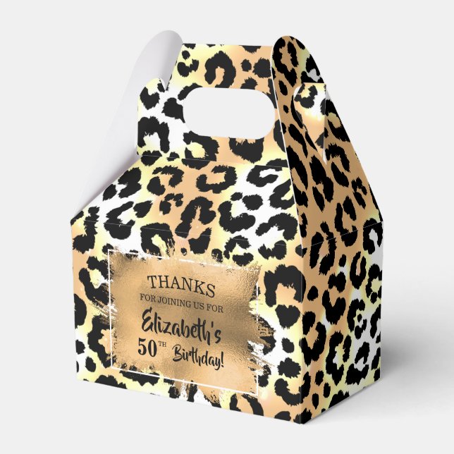 Ballotins Ballotin Poster de animal Leopard (Verso)