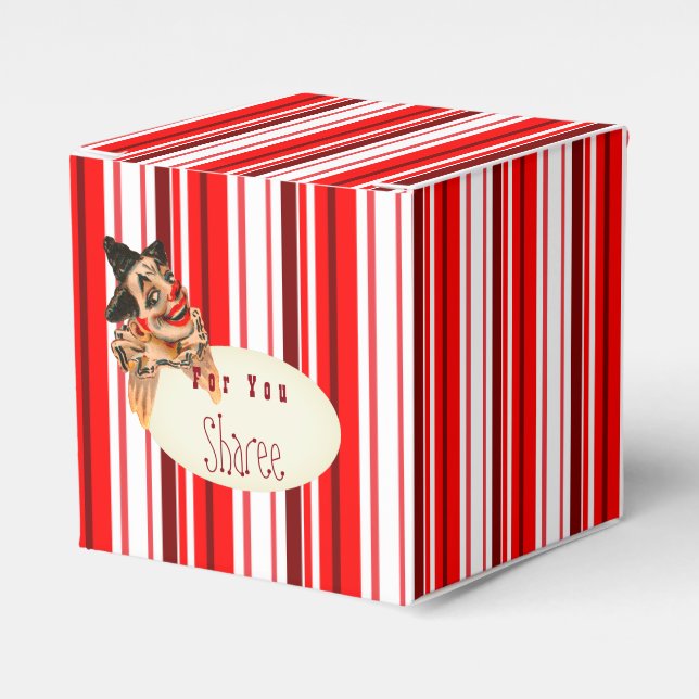 Ballotins Ballotin Red Circus Stripe & Clowns (Verso)