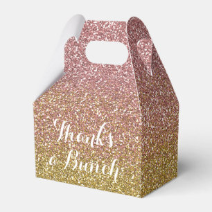Ballotins Ballotin rose Gold et Gold Parties scintillant