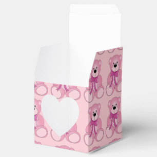 Ballotins Ballotin rose mignon de coeur de motif d'ours de