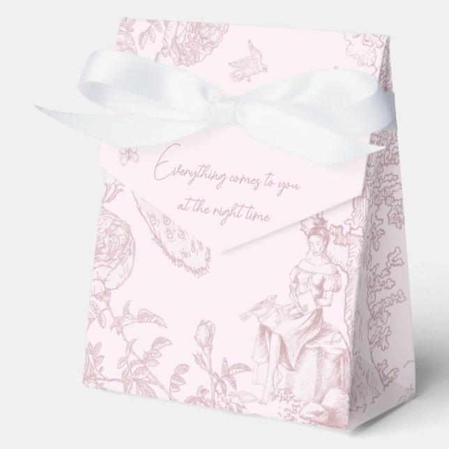 Ballotins Ballotin rose Toile (Recto)