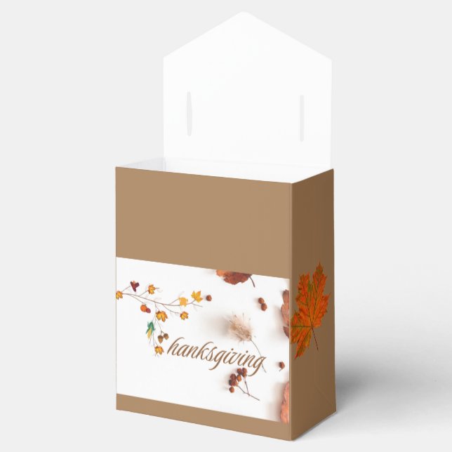 Ballotins Ballotin Thanksgiving Design TENT Boxes (Ouvert)
