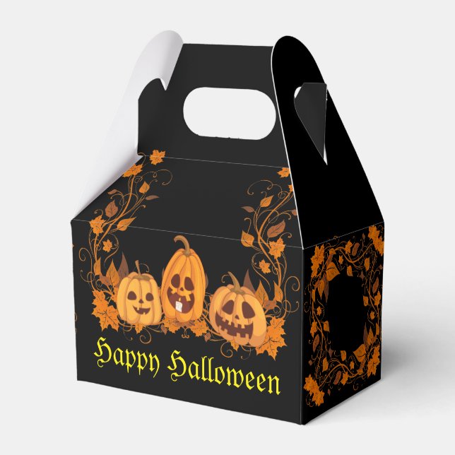 Ballotins Ballotin trio Halloween Jack-O-Lantern (Verso)