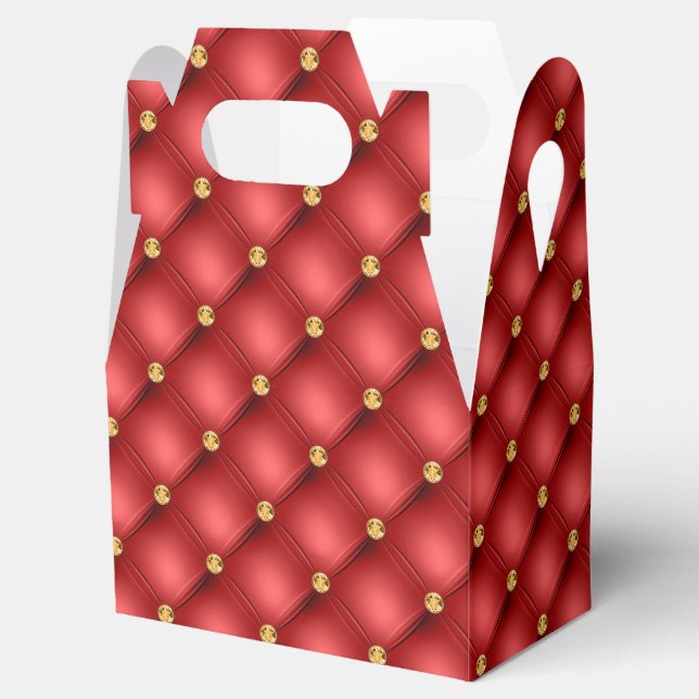 Ballotins Ballotin Tufé Diamonds Rouge Or (Ouvert)