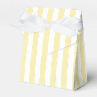 Ballotins Bandes de bonbons jaunes et blancs