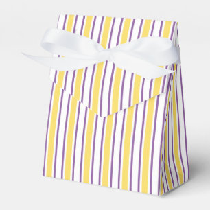 Ballotins Bandes de bonbons jaunes, violets et blancs