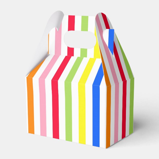 Ballotins Bandes de bonbons multicolores (Verso)