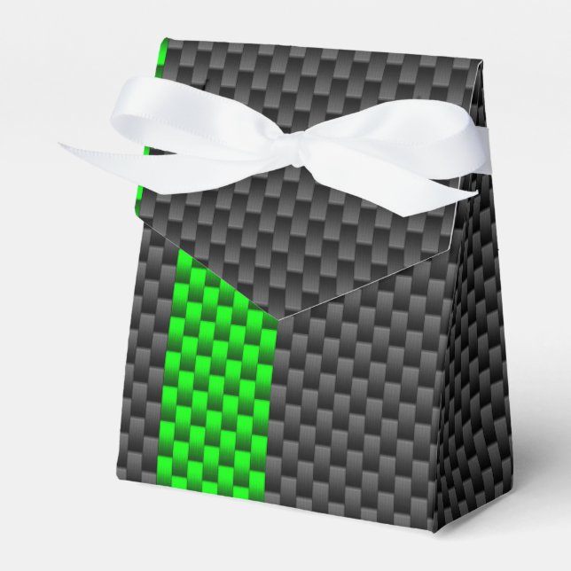 Ballotins Bandes de course Accent Green Carbon Fibre Style (Verso)