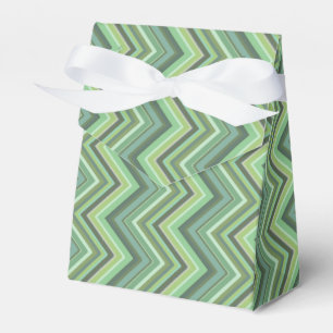 Ballotins Bandes de zigzag vert olive