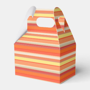 Ballotins Bandes rouges mignonnes orange