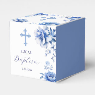 Ballotins Baptême Bleu Classique