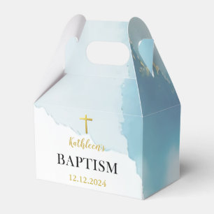 Ballotins Baptême Bleu Élégant