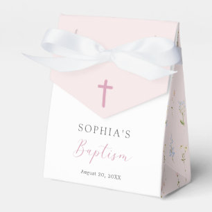 Ballotins Baptême Fille Florale Fleur Sauvage Bohème