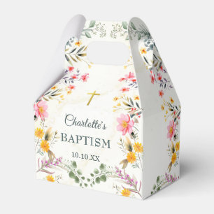 Ballotins Baptême Fleur sauvage coloré