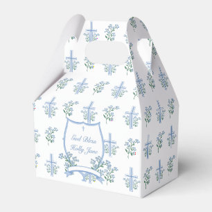 Ballotins Baptême Floral doux Premier Cimier Communion