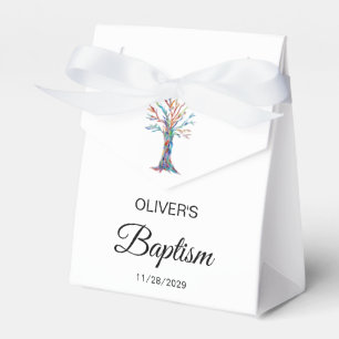 Ballotins Baptême personnalisé Christening Family Tree