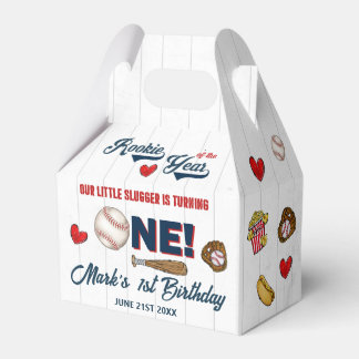 Ballotins Baseball Boys 1er Anniversaire Fête Favoriser Box