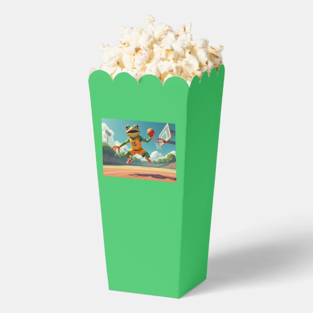 Ballotins Basketball Frog boîtes à pop-corn (Sauté)