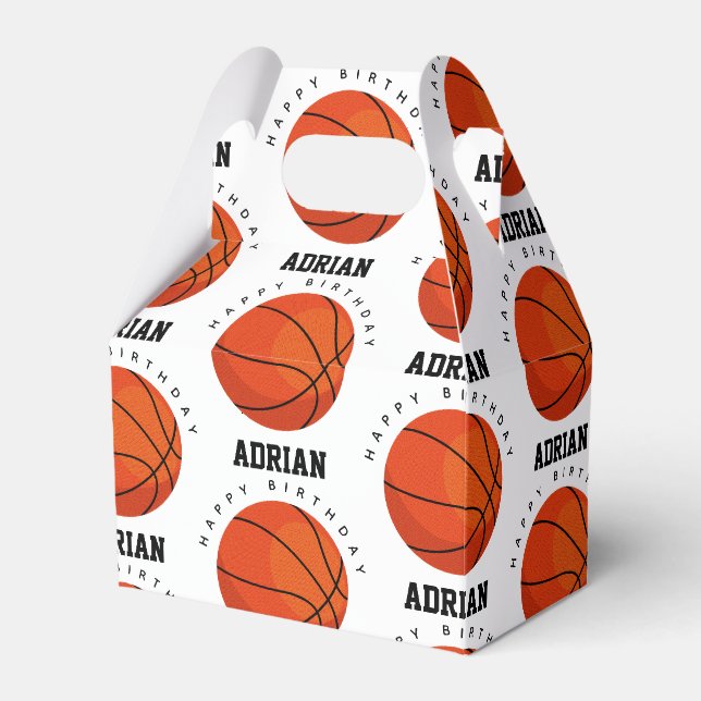 Ballotins Basketball Sports Anniversaire fête Nom personnali (Verso)