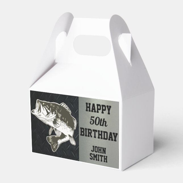 Ballotins Basse Pêche Anniversaire Nom Sports Hobby Poisson (Arrière)