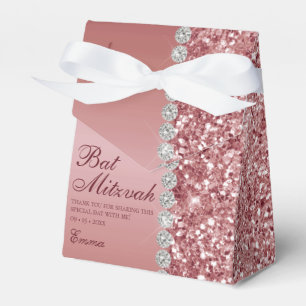 Ballotins Bât Mitzvah Rose Gold Pailleté