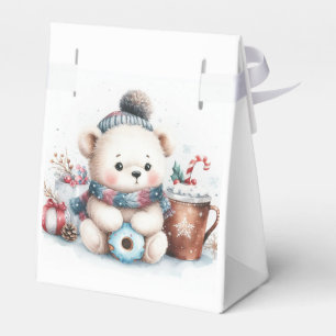 Ballotins Bear bleu casquette noël anniversaire fête d'hiver