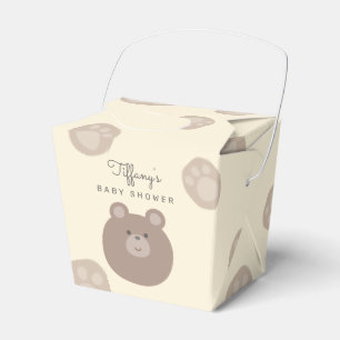 Ballotins Beary Cute Brown Teddy Bear Cub Baby shower garçon