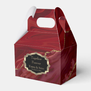 Ballotins Beau Ballotin en marbre rouge et or
