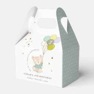 Ballotins Beau Ours Bleu Aqua Quel Âge Anniversaire