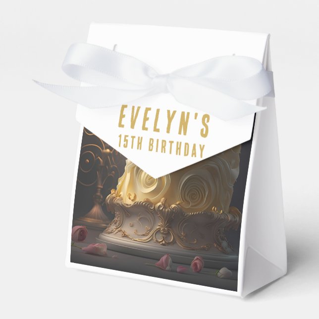 Ballotins Beauté et gâteau de la Bête - Anniversaire (Verso)