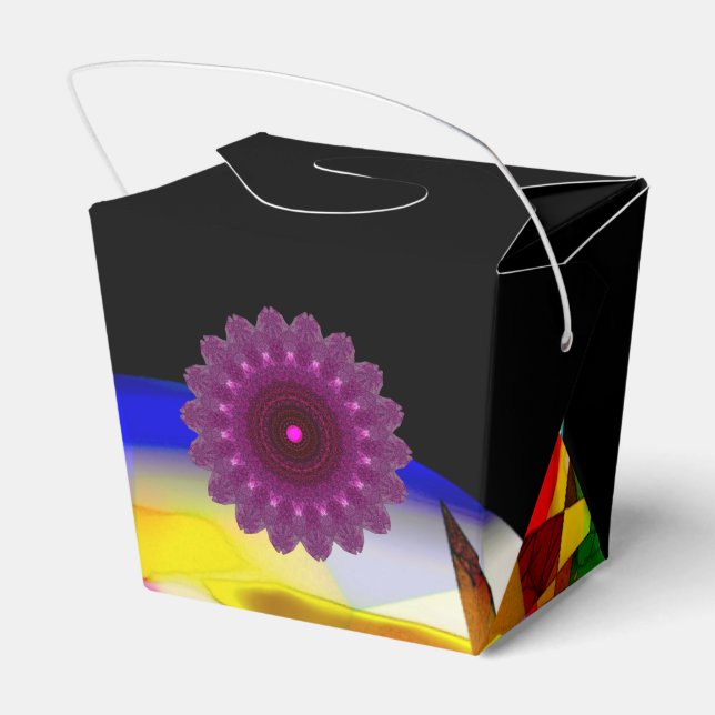 Ballotins BEAUTIFUL_GIFT_BLACK_ROSE_PINK_kaleidoscope Prenez (Arrière)