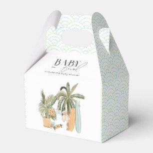 Ballotins Bébé à bord Palm Tree Surfboard Baby shower