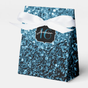 Ballotins Bébé bleu clair faux parties scintillant scintille