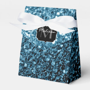 Ballotins Bébé bleu clair faux parties scintillant scintille